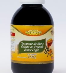 COMPOSTO DE MEL E EXTRATO DE PRÓPOLIS SABOR POEJO 150G COMPOSTO DE MEL E EXTRATO DE PRÓPOLIS SABOR POEJO 150G